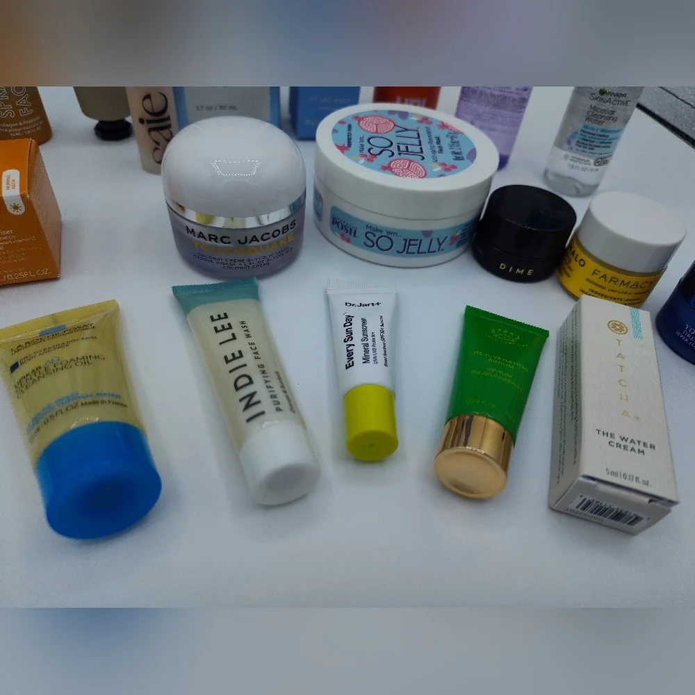 MEGA Skincare Bundle Lot Tatcha Marc Jacobs Summer Fridays Tata Harper Indie Lee - Picture 2 of 9
